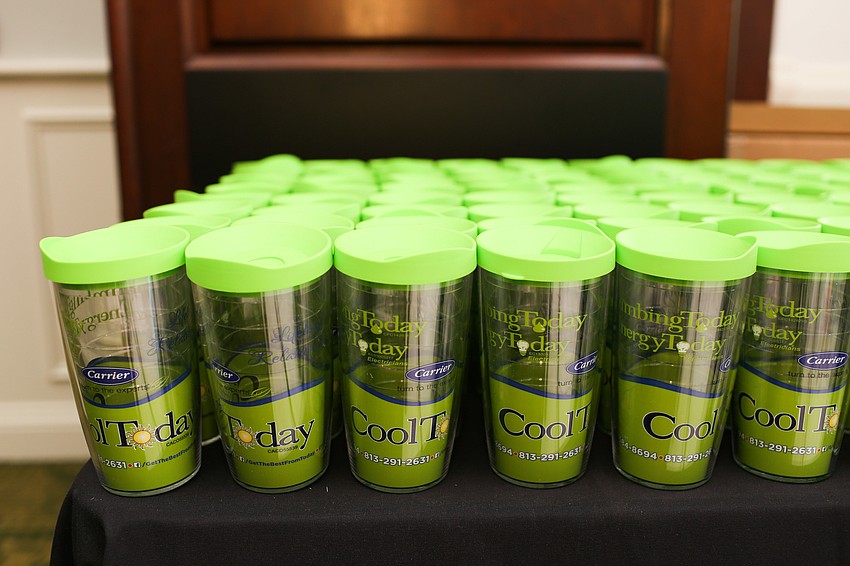 Tervis tumblers were used to serve the signature cocktail.