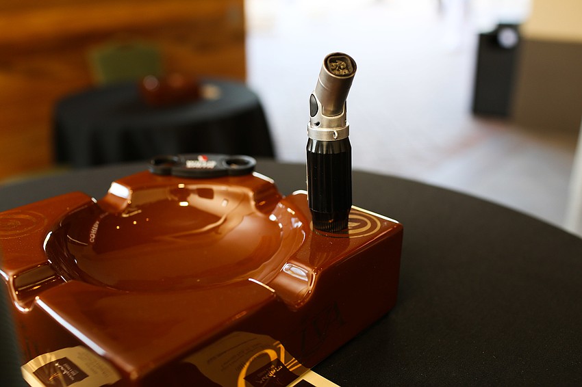 Maduro Cigar Bar sold cigars all night for guests to smoke outside.