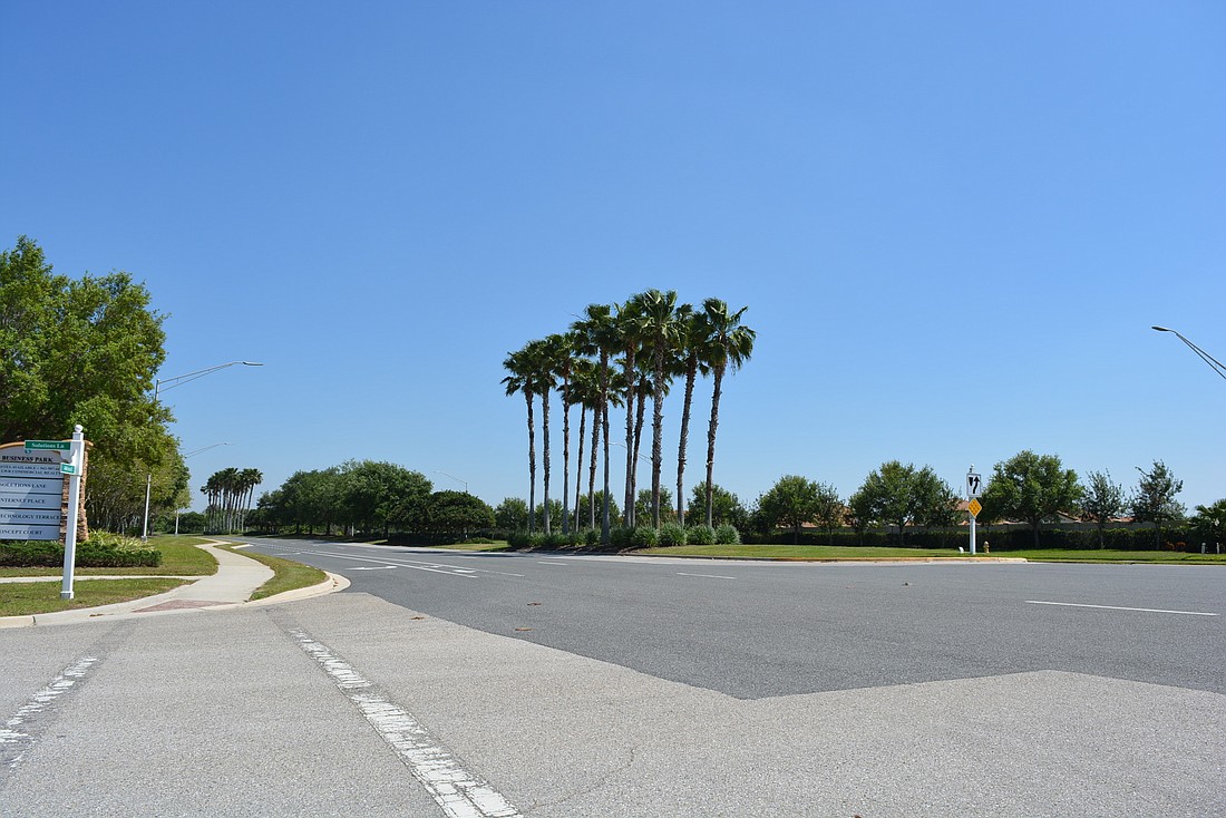 The section of 44th Avenue East heading east from Rosedale&#39;s back entrance has long been completed but Manatee County is in the design stage for the section going westward to cross Interstate 75.