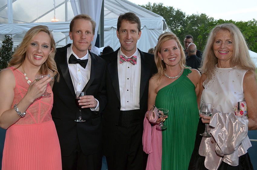 Sofia and Trey Long, Morgan and Liz Bentley and