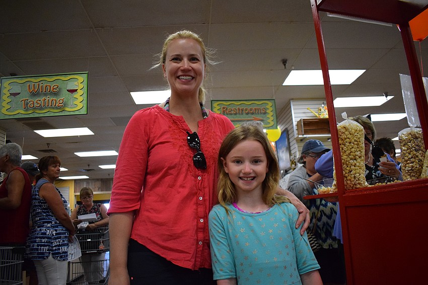 Mary Schweizer, of Pittsburgh, brought her daughter Victoria along.
