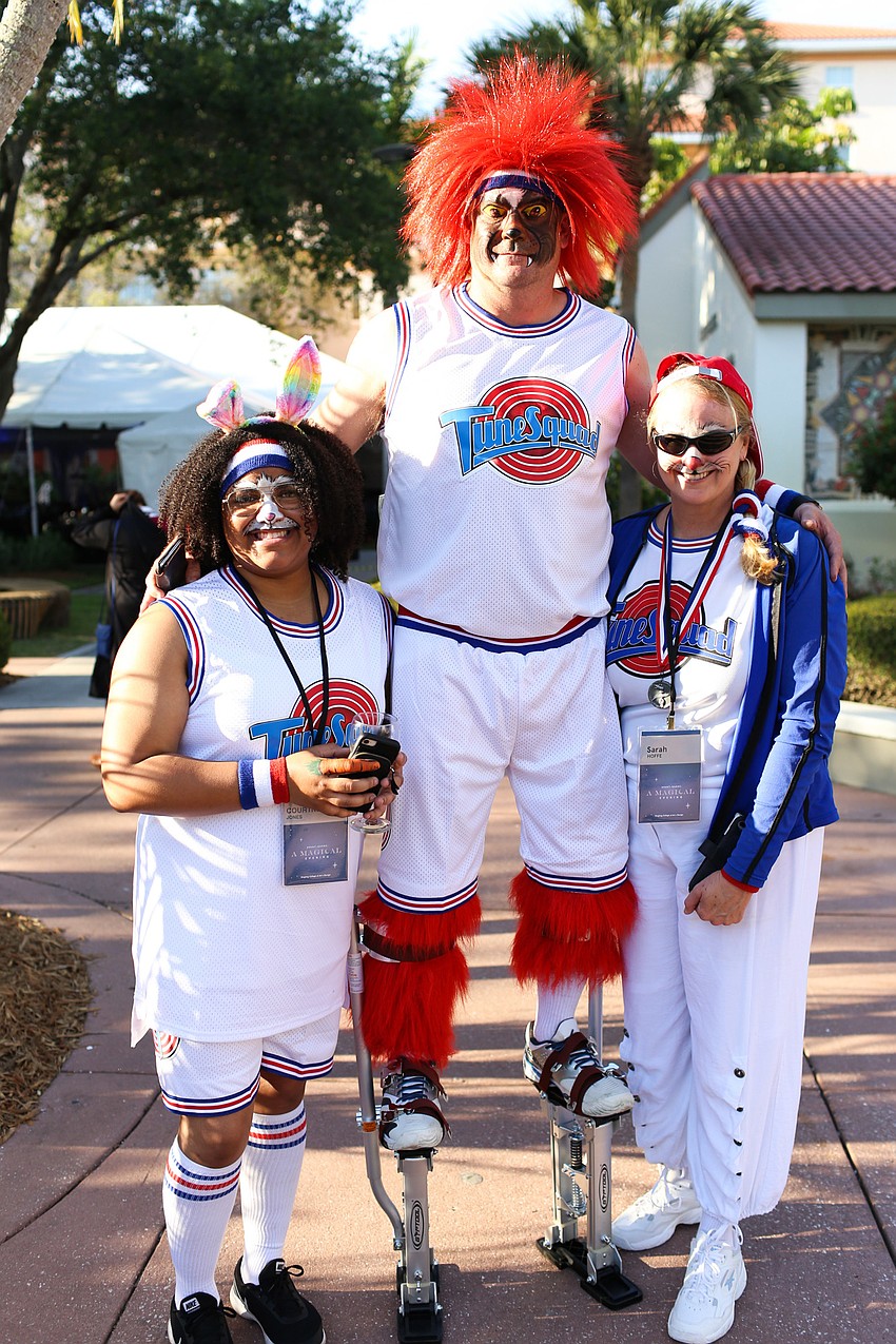 Courtney Jones with Dan and Sarah Hoffe