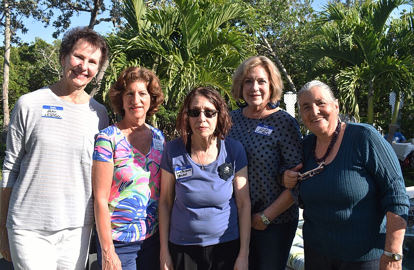 Sleepy Lagoon Neighborhood Association board members Helen Owen, Kathy Brocket, June McGroary, Laurel Phillips and Niki Muller