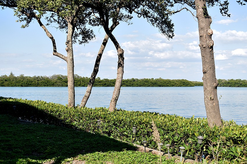 The home of Niki Muller and Jeanne McFarland overlooks the Sister Keys and Millar Bay.
