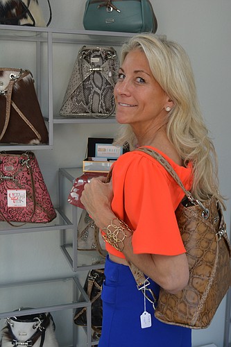 BSwanky business owner Gretchen Bauer makes custom bags that transform from handbags to backpacks and crossbody bags.