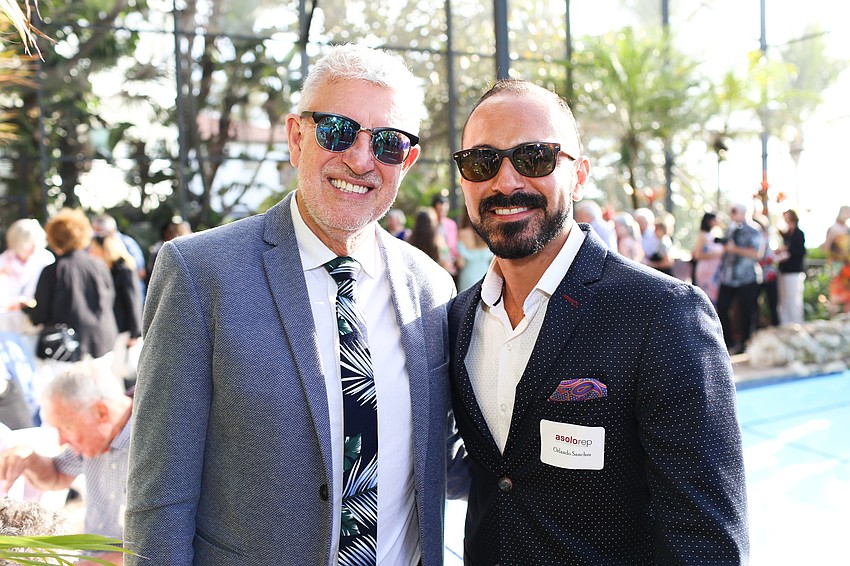 Producing Artistic Director Michael Donald Edwards and Orlando Sanchez