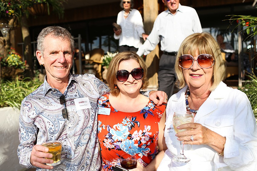 Graham Morris, Tricia Mire and Heather Heid