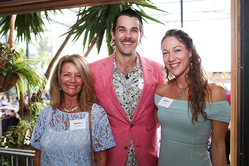 Liz Zweifler, John Bennett and Olivia Osol