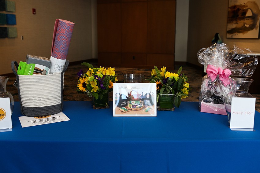 Each guest received three raffle tickets to try their luck at winning prizes.