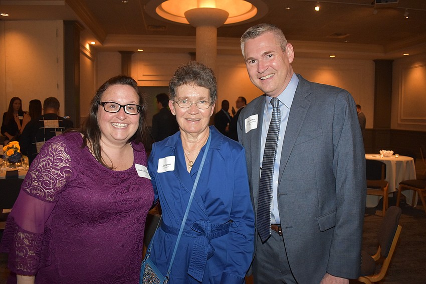 Rachel Denton, Lee Byron and Sarasota Supervisor of Elections Ron Turner