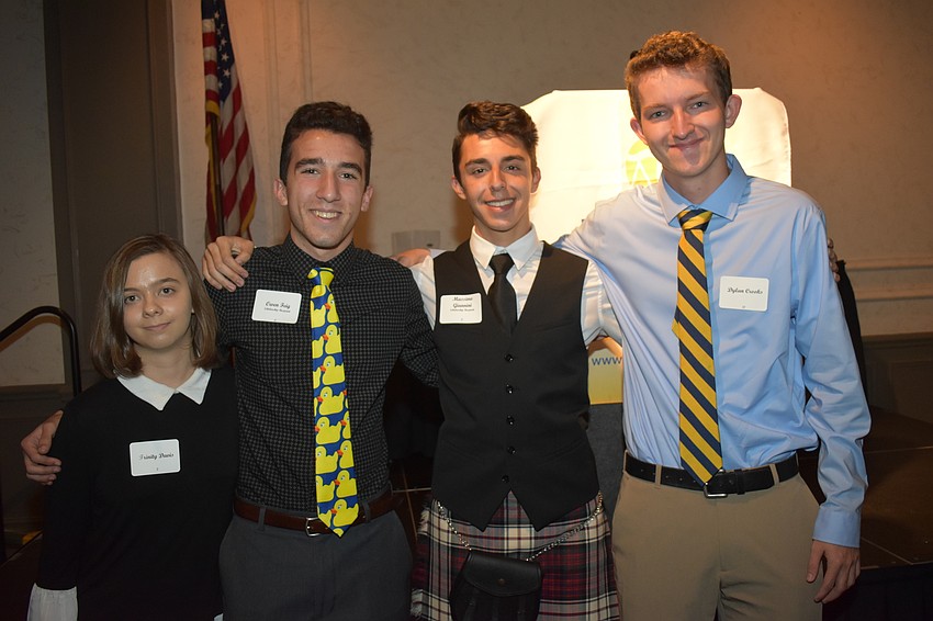 Trinity Davis, Owen Feig, Massimo Giannini and Dylan Crooks