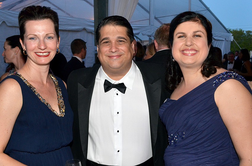 Justine Amdur with Eric and Christine Robinson