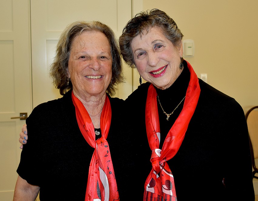 Key of Sea Chorus founders Judie Lutsky and Barcy Grauer