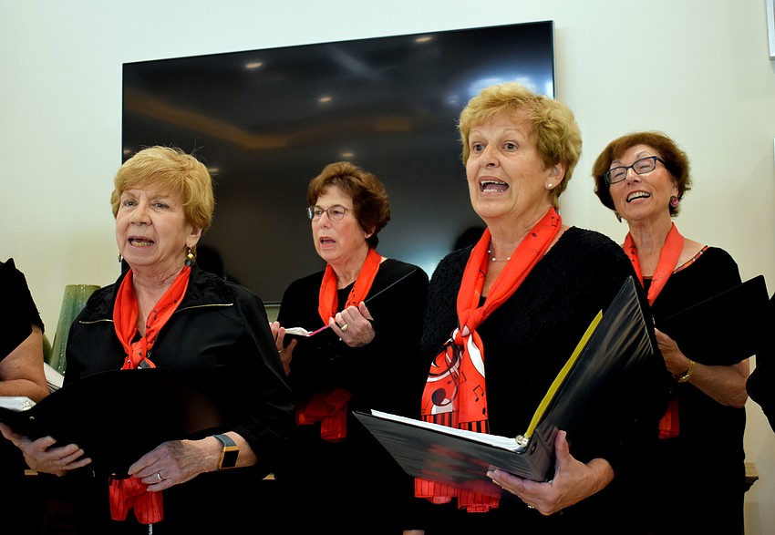 Members of the chorus perform 