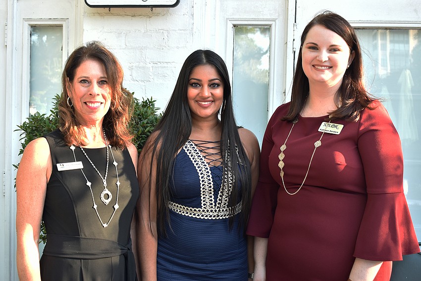 Event committee member Lisa Hartman, Renata Bookram and event co-chairwoman Kathleen Sanders