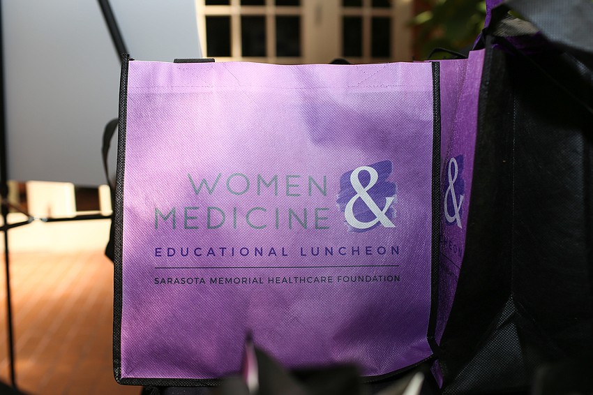 Guests walked out with a gift bag in hand.