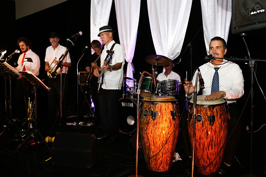 The band Big Night Out played throughout the evening.