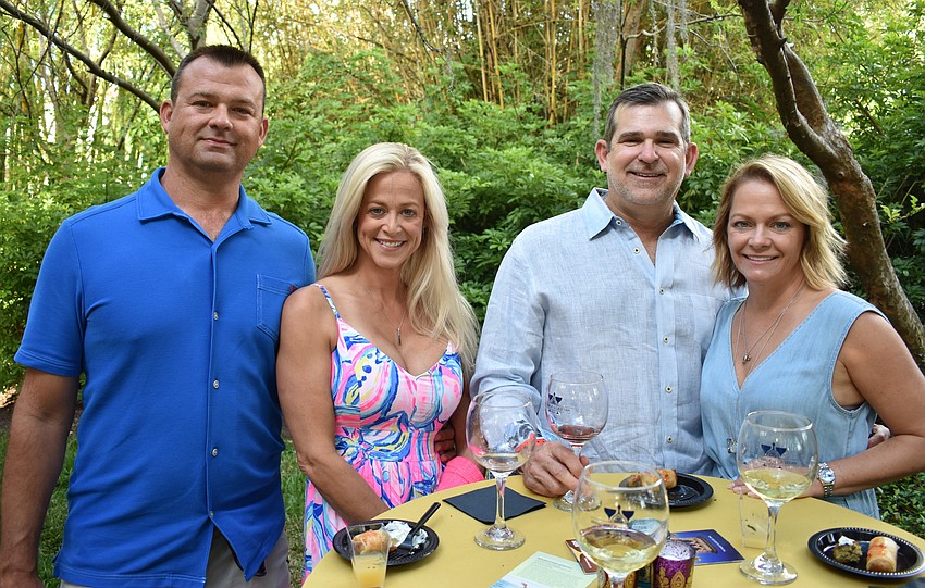 Greg and Erica Budslick with Tom and Christy Teffenhart