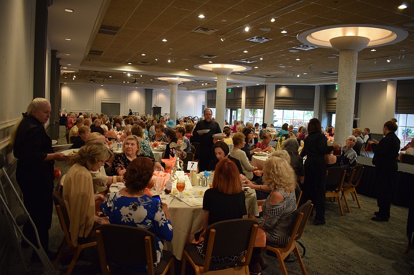 Guests packed the ballroom at Michael's on East.