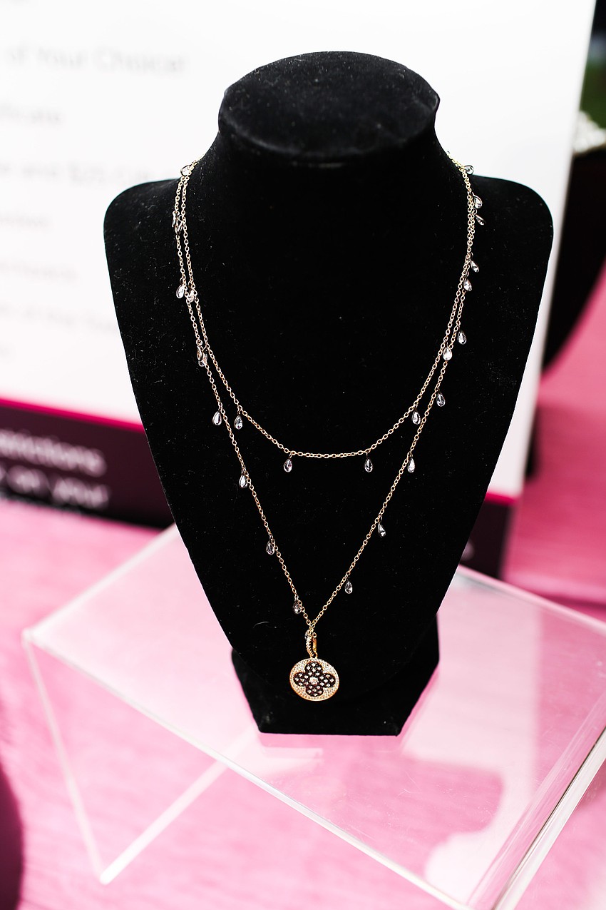 Guests browsed and bid on silent auction items throughout cocktail hour and dinner.