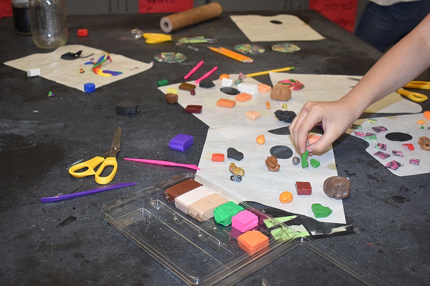 The parents used materials students also used in class.