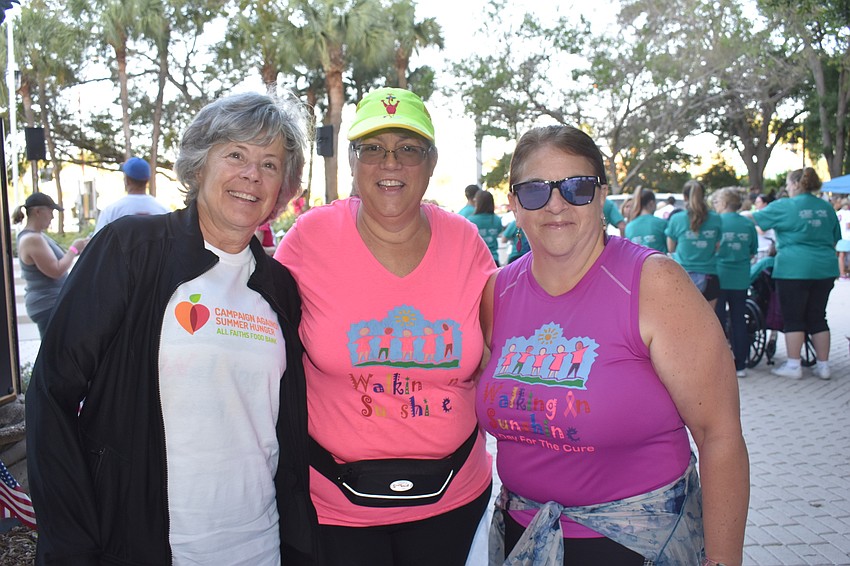 Barbara Calvin, Tammie Peal and Janice Muri