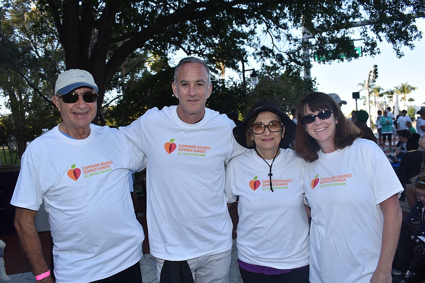 Sami Muhtadie, Lenny Goldberg, Salam Muhtadie and Maureen Gebhardt