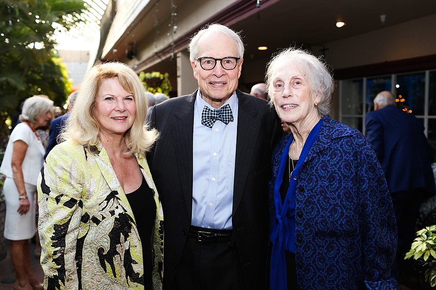 Jo Rustein with Stuart and Carolyn Burstein