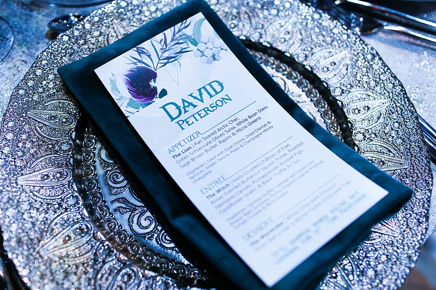 The starter course was called The Lion, the entree The Witch and dessert, The Wardrobe.