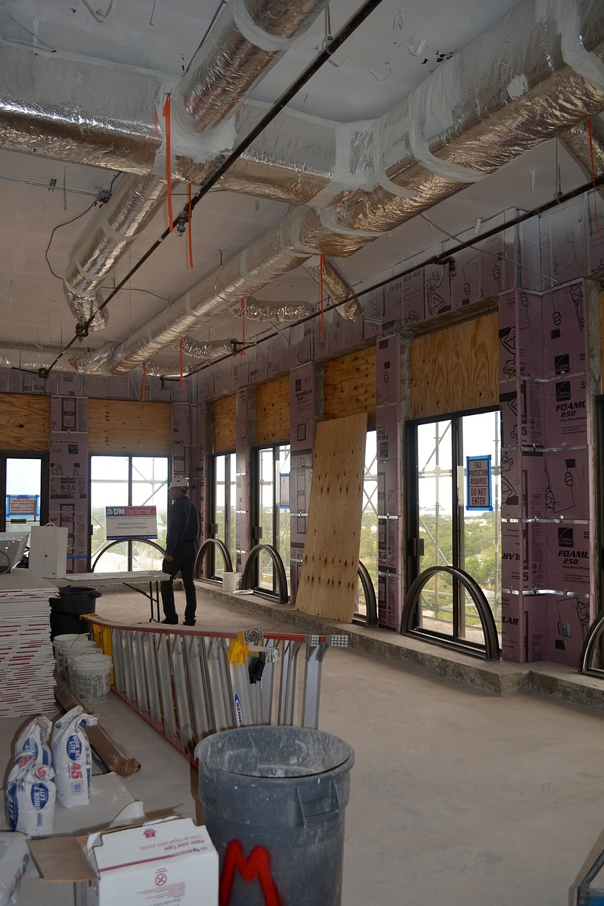One of the soon-to-be conference rooms on the tenth floor.