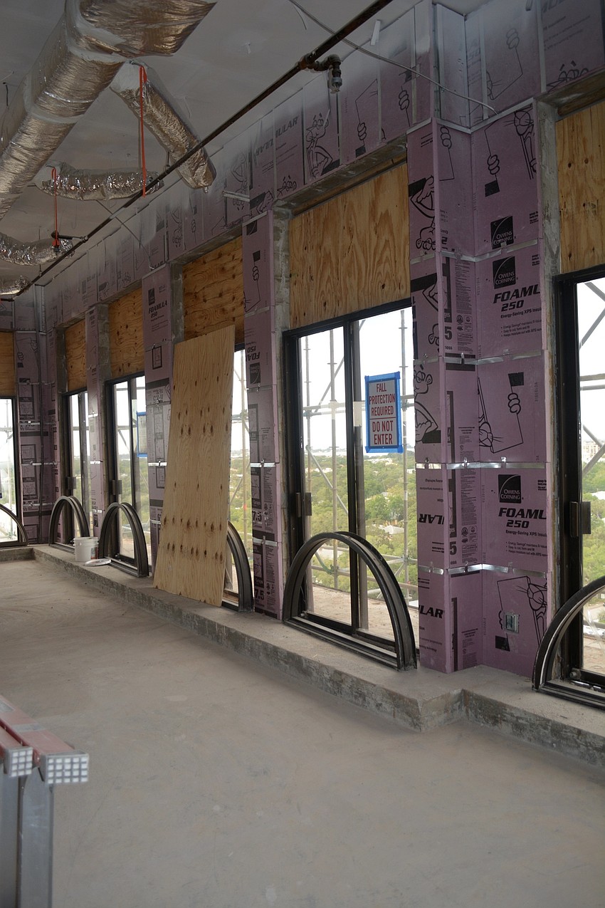 One of the soon-to-be conference rooms on the tenth floor.