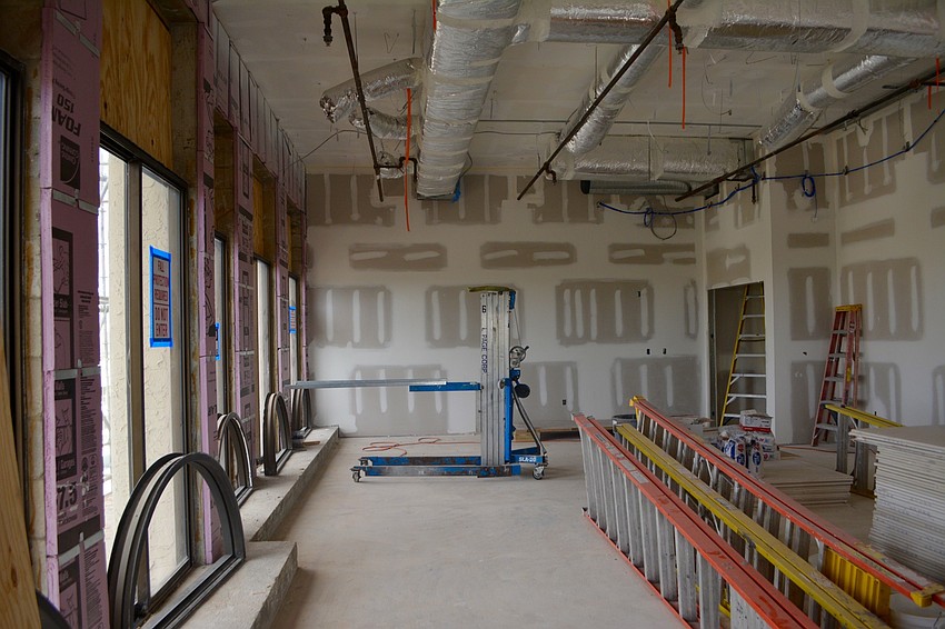 One of the soon-to-be conference rooms on the tenth floor.