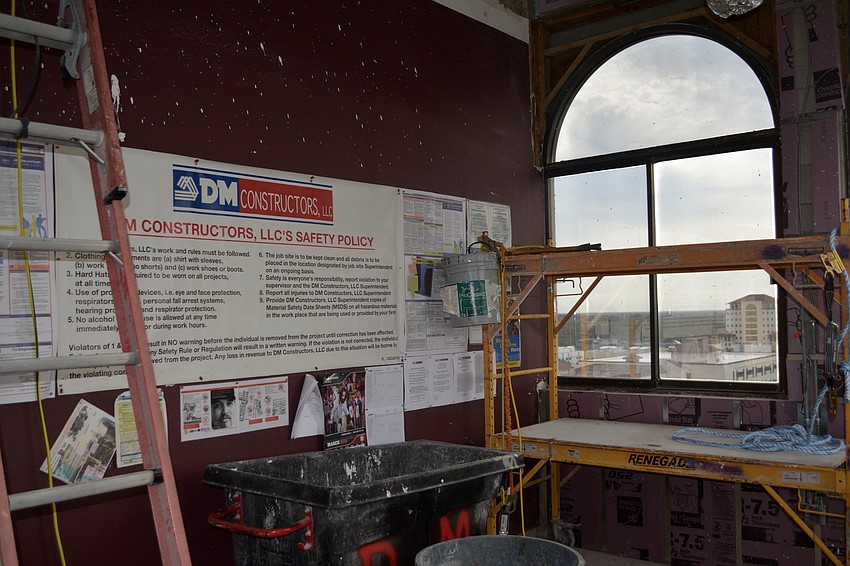 One of the soon-to-be conference rooms on the tenth floor.