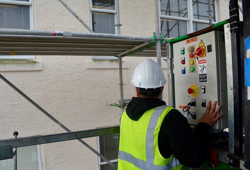 Your Observer Photo Buck Hoist Operator Amy Ogden takes the
