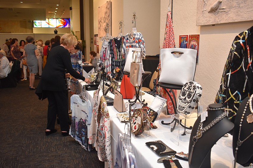 The Foxy Lady Siesta Key provided the clothes for the fashion show.