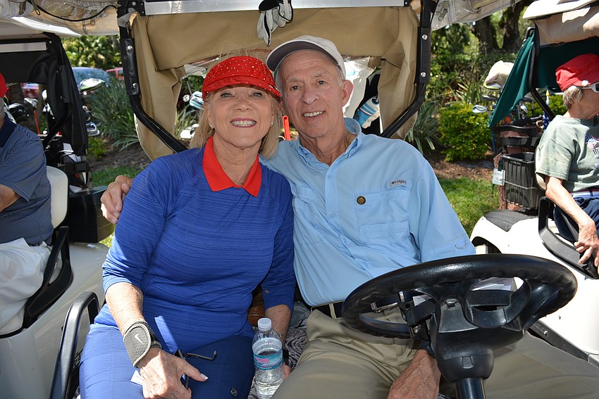 Rosedale's Cynthia and Stanley Wright paired up with Tom Bush and Barbara Elfelt for their foursome.