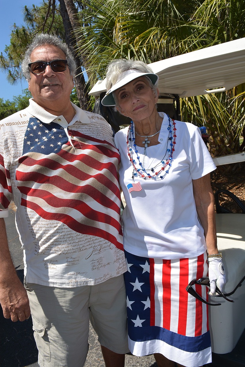 Rosedale's Andy Mincieli and Carol Pulver say they are evenly matched for their golf competition.