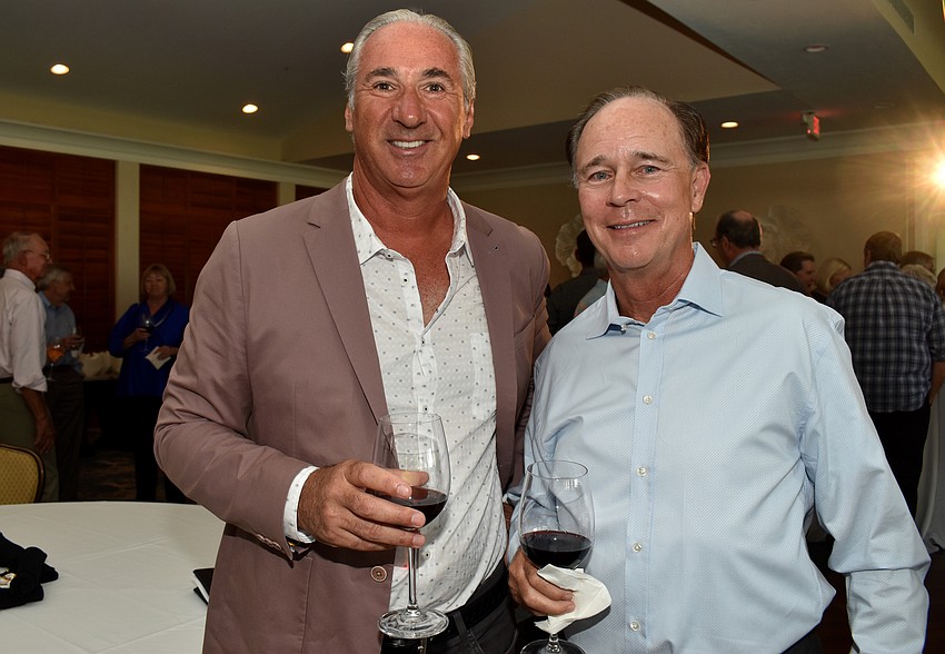 Event host Paul Karon and David Gutridge