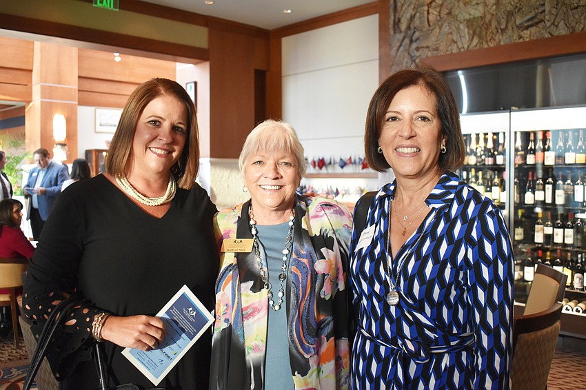 12th Circuit Court Judge Teresa Dees, President and CEO Kathryn Shea and Sonia Figaredo-Alberts