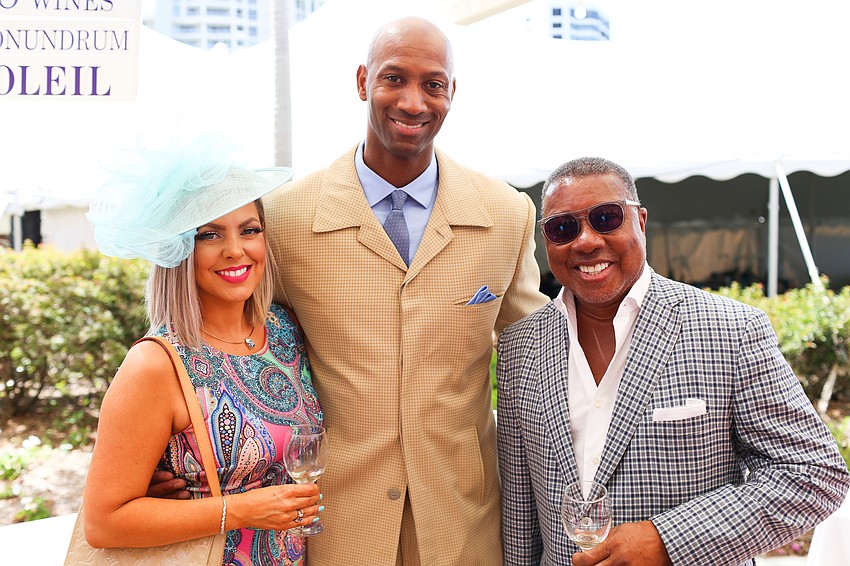 Tricia and Jerod Ward with Conrad Kenley