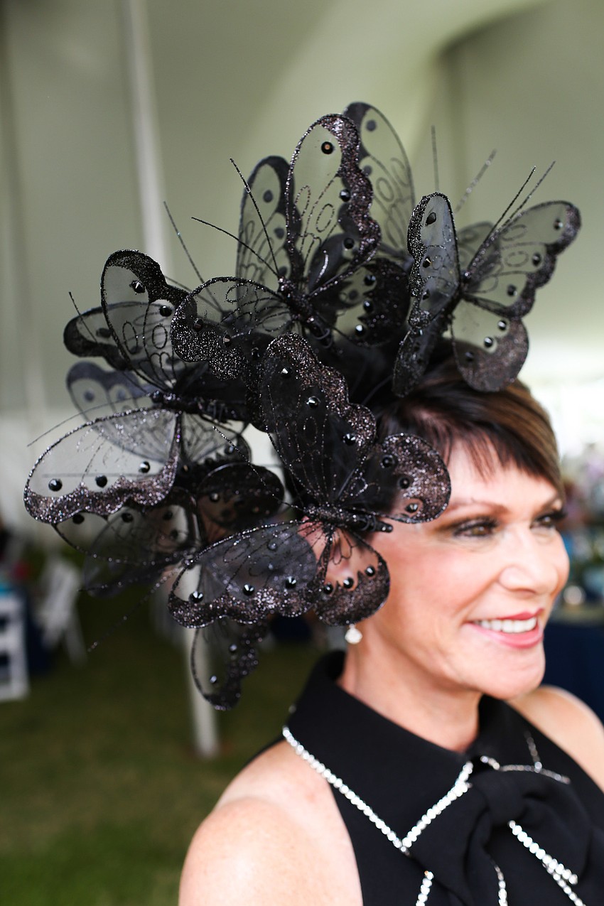 Wendy Feinstein won best fascinator.