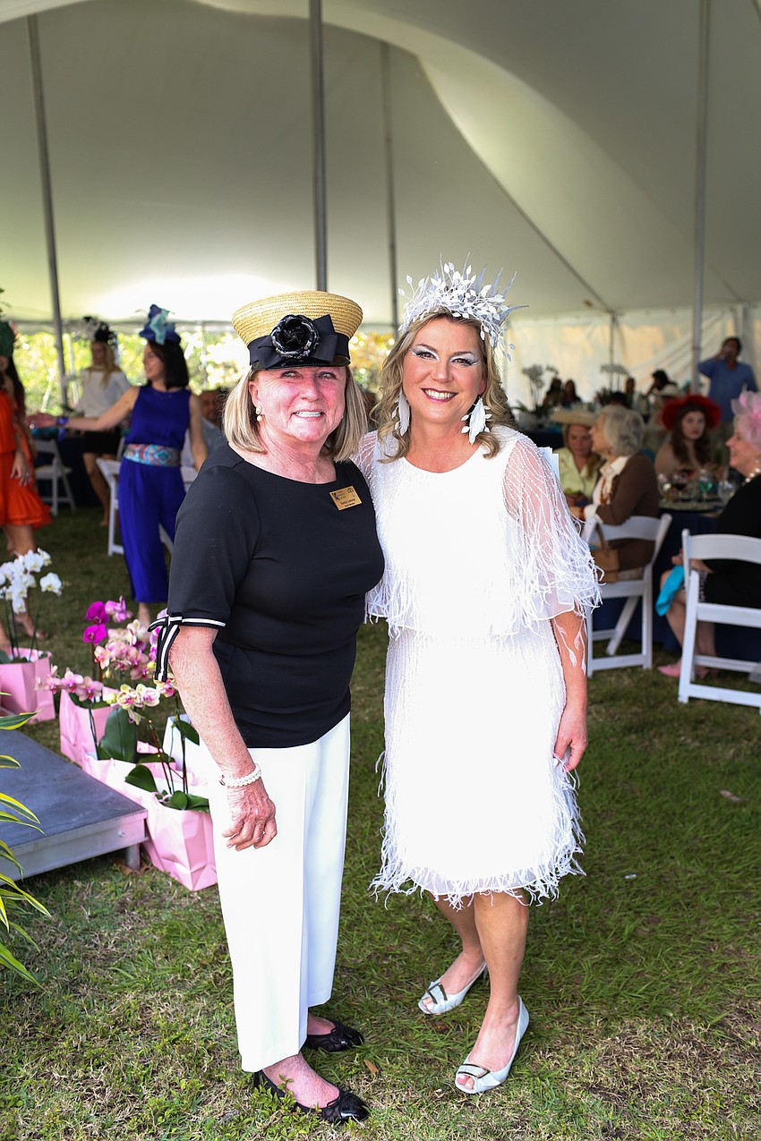 Florida Winefest & Auction Board President Sandy Loevner and Tammy Karp