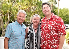 Bob and Carol Erker and the Rev. David Marshall