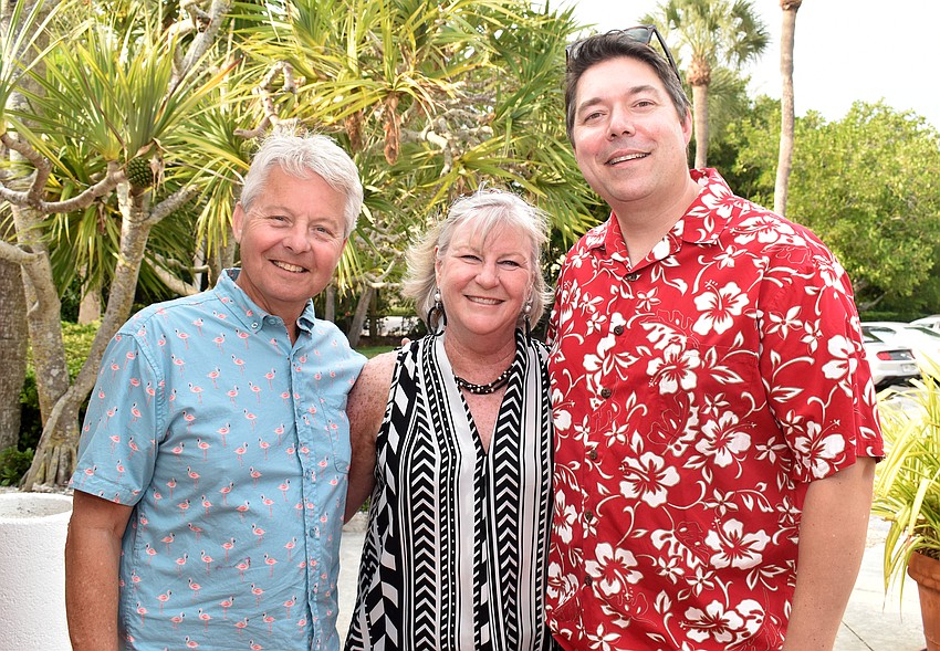 Bob and Carol Erker and the Rev. David Marshall