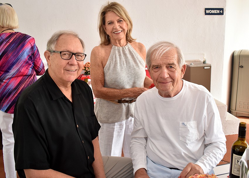 Paul Wood and Catharine and David Burke