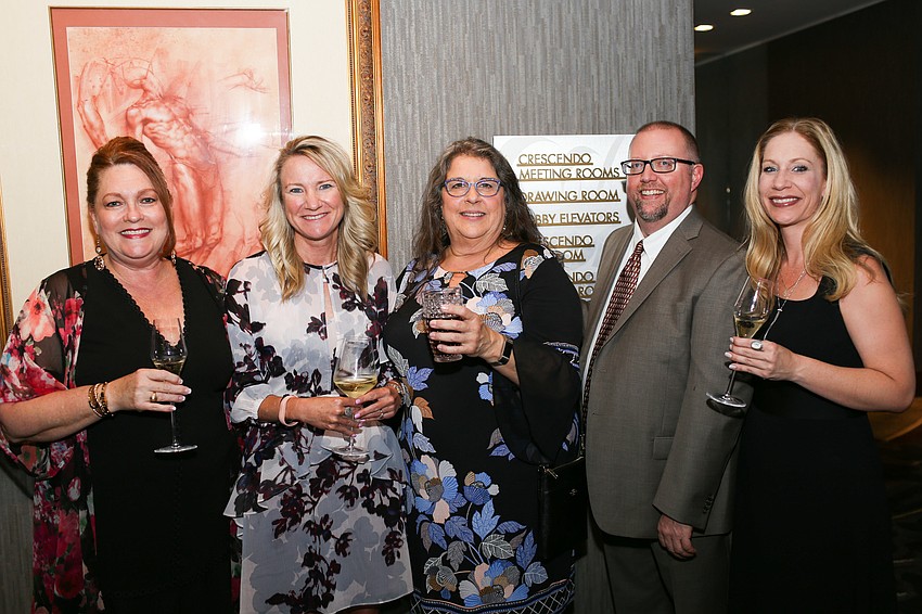 Page Robinson, Lori Sikorski, Christine Mathis, Darrin Robinson and Jenni Kessock