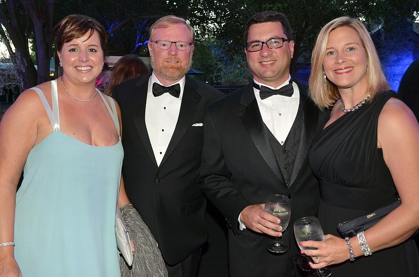 Christina and Charlie Rienhoff with Jason and Katherine Bitsoff