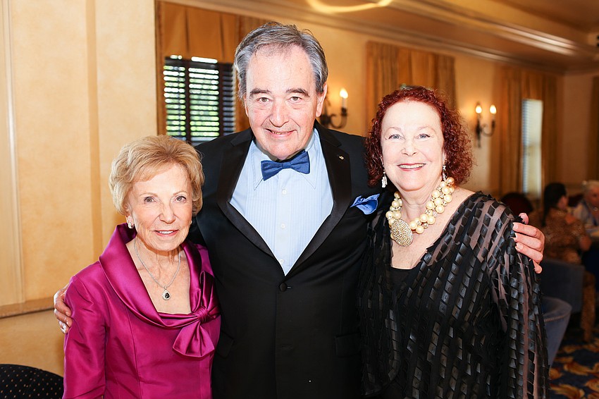 Eleanor Faber with Paul and Marilyn Frederick