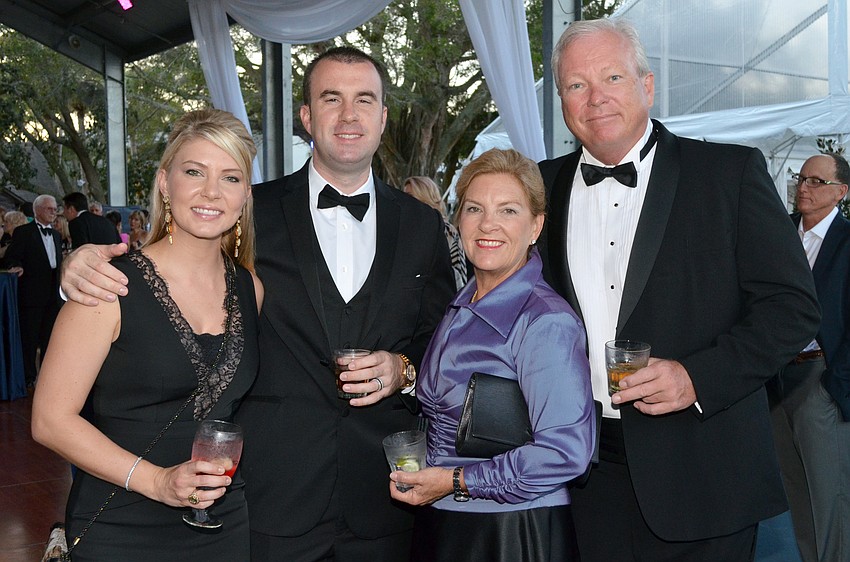 Allison and Ryan Scibelli with Susan and David Macrae