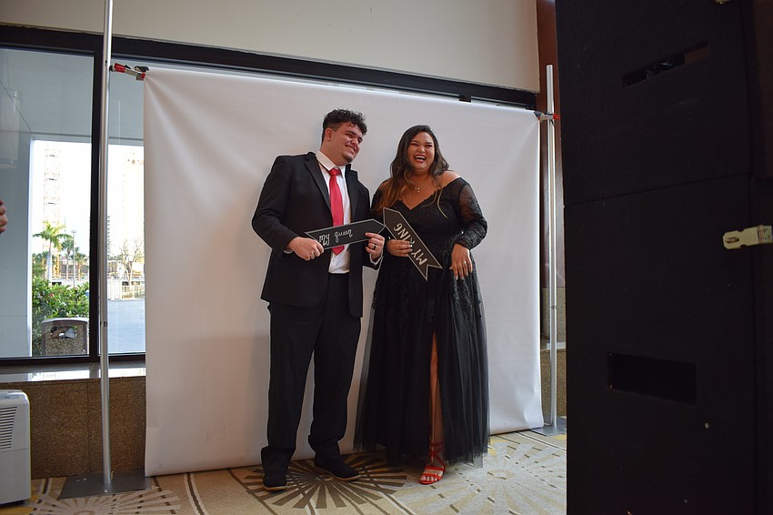 Braden River senior Austin Webb attended alongside Jess Husel, a senior at Lakewood Ranch High School.